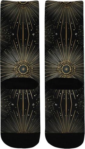 جوارب Gold Starburst داكنة للمشي لمسافات طويلة - جوارب شتوية حرارية سميكة دافئة للأولاد والبنات للمدرسة، والارتداء اليومي والأنشطة الخارجية in Kuwait