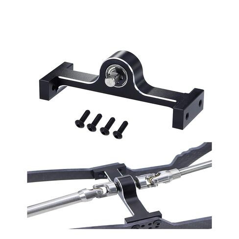 Aluminum Alloy Transfer Case 70mm Width 5mm D-Shaped Shaft for 1/10 RC Crawler Cheater Rigs MOA 1.9 Shafty LCG Chassis Build in Saudi Arabia