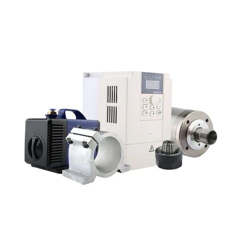 2.2kw Water-Cooled 2.2KW Spindle + Inverter + 80mm Bracket + 3.5m Water Pump + ER20 Chuck(Spindle Set 380v) in Saudi Arabia