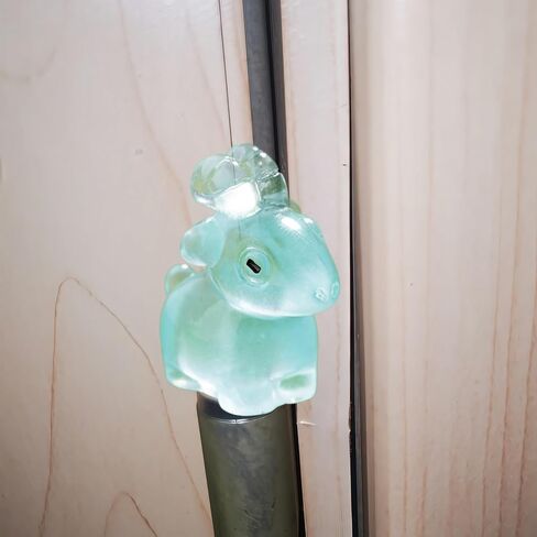 Hinge Heads Decorative Topper Set 6PCS, Home Decoration,Magnetic Hinge Head Toppers Door Hinge, Cute Mini Creative Colorful Luminous Goat Resin Ornament in Saudi Arabia