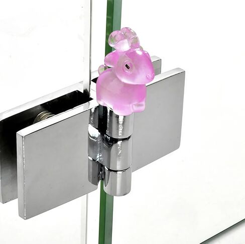 Hinge Heads Decorative Topper Set 6PCS, Home Decoration,Magnetic Hinge Head Toppers Door Hinge, Cute Mini Creative Colorful Luminous Goat Resin Ornament in Saudi Arabia