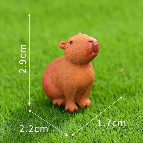 Hinge Heads Decorative Topper Set 6PCS, Home Decoration,Magnetic Hinge Head Toppers Door Hinge, Cute Mini Creative Capybara Resin Ornament in Saudi Arabia
