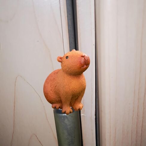 Hinge Heads Decorative Topper Set 6PCS, Home Decoration,Magnetic Hinge Head Toppers Door Hinge, Cute Mini Creative Capybara Resin Ornament in Saudi Arabia