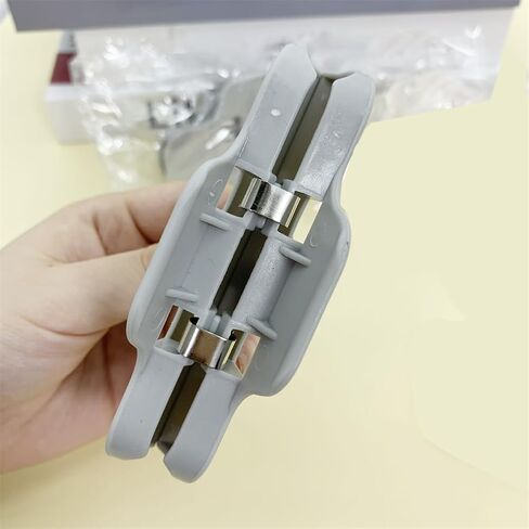 4 Pack Chip Bag Clip Heavy Duty 4 inch 10CM Food Clips Sealer for Kitchen Storage Snack Bread Sealing Chips Bags Clamp Air Tight Fresh-Keeping Plastic Seal Grip, Grey in Kuwait