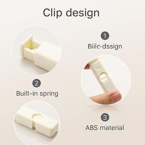 10 Pcs Squeeze and Lock Bread Bag Clip - Plastic Bag Closure Clip for Bread, Snacks, Chips & Food Storage in Saudi Arabia