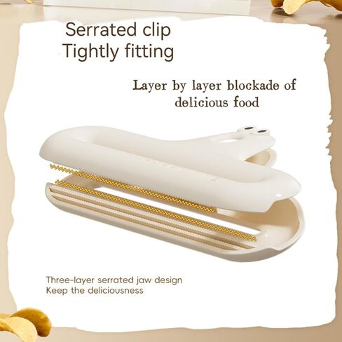 4 مشابك للحقائب، مشابك للطعام، مشابك لأكياس الرقائق، مشابك بلاستيكية شديدة التحمل من الفولاذ المقاوم للصدأ، ألوان متنوعة، سدادة محكم الهواء شديدة التحمل للمطبخ، المكتب in Kuwait