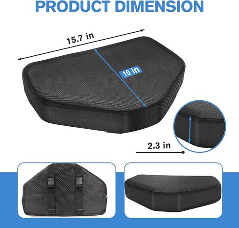 وسادة مقعد الدراجة المستلقية، وسادة مريحة لمقعد الدراجة مع غطاء قابل للغسل ومضاد للانزلاق، وسادة بساط إسفنجية عالمية لآلة التجديف in Kuwait