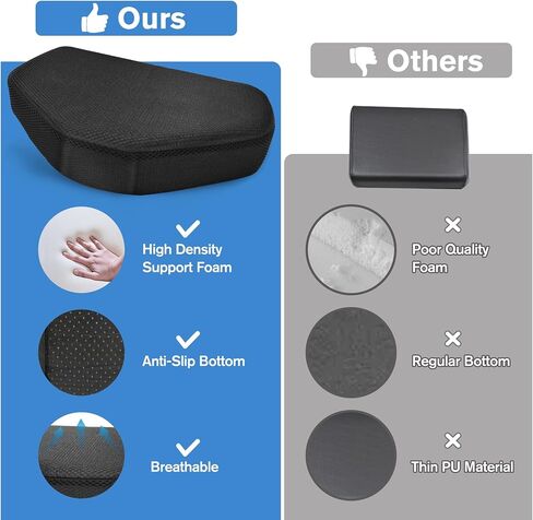 وسادة مقعد الدراجة المستلقية، وسادة مريحة لمقعد الدراجة مع غطاء قابل للغسل ومضاد للانزلاق، وسادة بساط إسفنجية عالمية لآلة التجديف in Kuwait