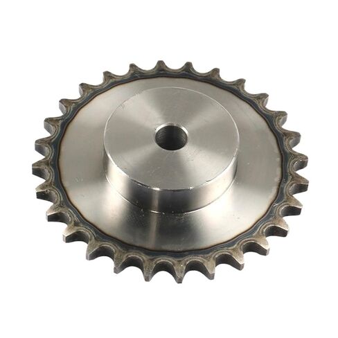 ترس ترس محرك فولاذي شديد التحمل 08B ضرس محرك سلسلة 9/10/12/14/15/16/17/18/20/21/24 درجة تروس الأسنان 12.7 مم صناعي 428 مصل اللبن (10 أسنان 45 مم OD) in Kuwait