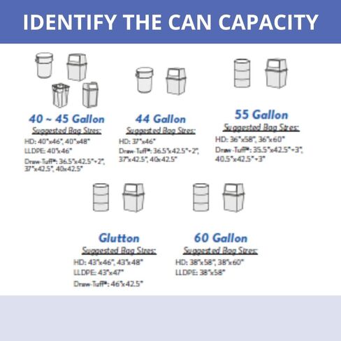 Inteplast Group High-Density Commercial Can Liners Value Pack, 30 gal, 9 microns, 30" x 36", Natural, 500/Carton in Kuwait