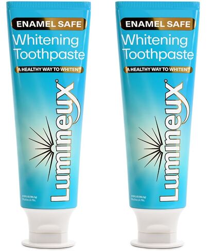 Lumineux Teeth Whitening Toothpaste - Peroxide Free, Enamel Safe for Sensitive Whiter Teeth - Fluoride Free, No Alcohol, Artificial Colors, SLS Free Dentist Formulated - 3.75 Oz in Kuwait