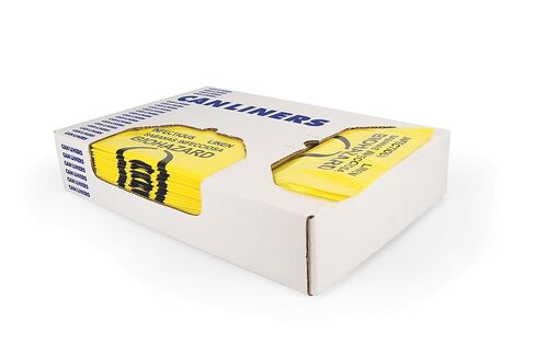 بطانات الرعاية الصحية من هيريتيدج باج، عندما تكون السلامة والأداء مهمين. 30 بوصة × 43 بوصة، أصفر، 1.3 مل، 200، مطبوعة للرعاية الصحية in Kuwait