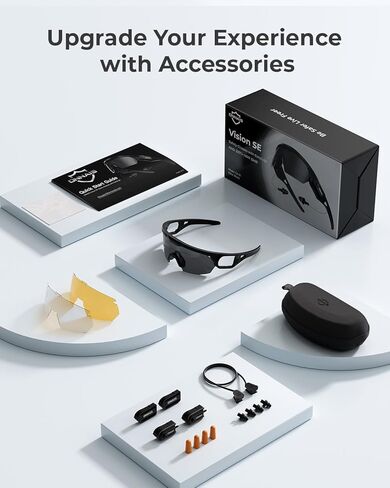 ONNAIS Shooting Glasses Black & Gunmetal Gray in Kuwait