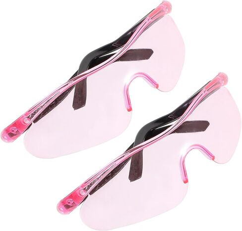’s Safety Glasses over Glasses 2pcs Pink Scratch Resistant Protective Goggles for Eye Protection Shooting Outdoor Sports in Saudi Arabia