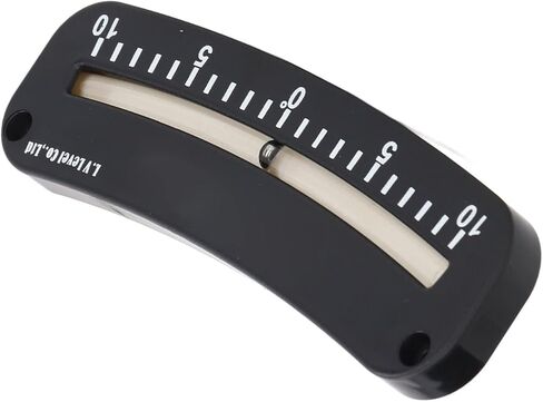Professional Tube Clinometer Inclinometer with Clear Scale and Mounting Hole for Precise Angle Measurement from-10° to +10° Durable ABS Construction in Saudi Arabia
