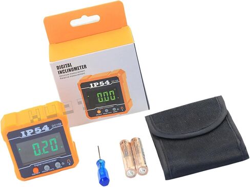 OrdinarYone Digital Incline Finder مع قياس عالي الدقة وشاشة LCD للبناء والأعمال الخشبية in Kuwait