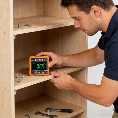 OrdinarYone Digital Incline Finder مع قياس عالي الدقة وشاشة LCD للبناء والأعمال الخشبية in Kuwait