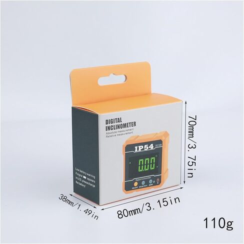 OrdinarYone Digital Incline Finder مع قياس عالي الدقة وشاشة LCD للبناء والأعمال الخشبية in Kuwait