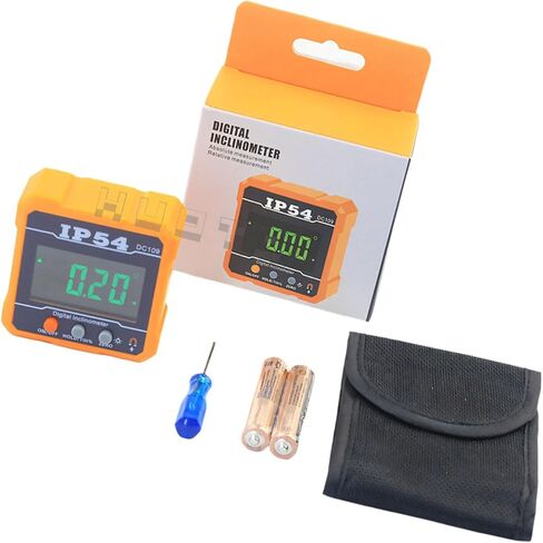 OrdinarYone Digital Incline Finder مع قياس عالي الدقة وشاشة LCD للبناء والأعمال الخشبية in Kuwait