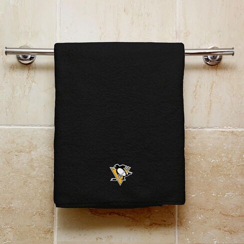 NORTHWEST Pittsburgh Penguins NHL Team Logo Hand Towel 2 Pack 16 x 26 Inches in Saudi Arabia