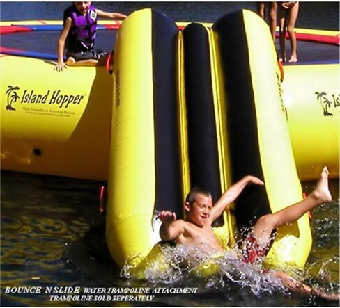Island Hopper Bounce N Slide Water Trampoline Attachment Yellow - Slide Only in Kuwait