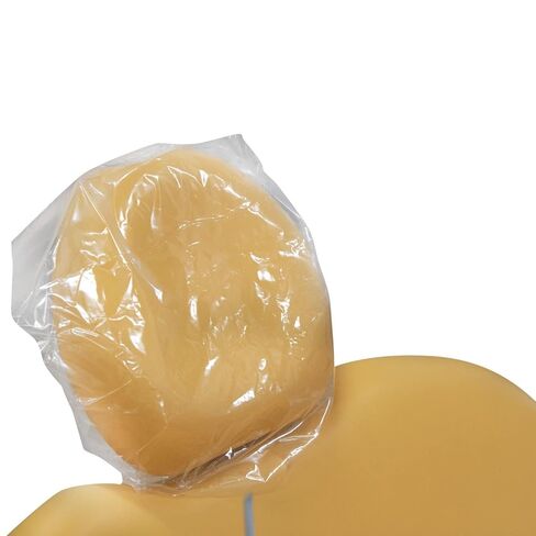Pearson Smile Dental Disposable Headrest Cover Plastic 10" X 10" 250/box Clear in Kuwait