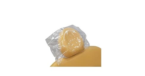 Pearson Smile Dental Disposable Headrest Cover Plastic 10" X 10" 250/box Clear in Kuwait