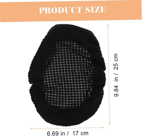 VICASKY Office Chair Headrest Cover Black Head Pillow Slipcover Practical Swivel Computer Chair Head Cushion Protector for Office Use in Saudi Arabia
