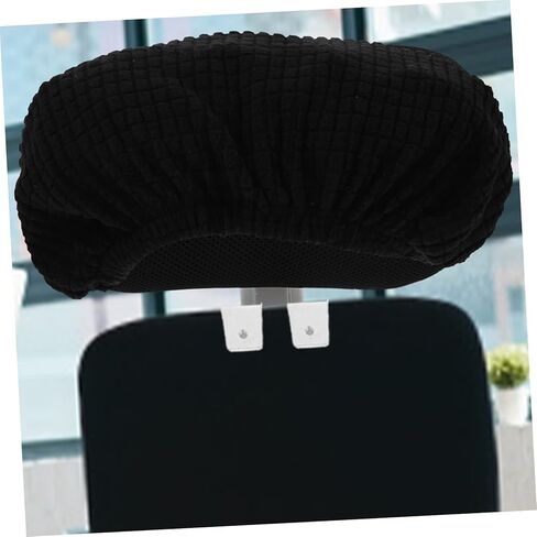 VICASKY Office Chair Headrest Cover Black Head Pillow Slipcover Practical Swivel Computer Chair Head Cushion Protector for Office Use in Saudi Arabia
