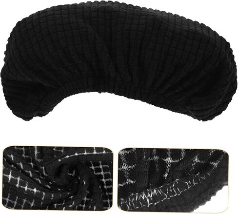 VICASKY Office Chair Headrest Cover Black Head Pillow Slipcover Practical Swivel Computer Chair Head Cushion Protector for Office Use in Saudi Arabia