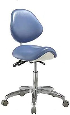 Deluex Dental Mobile Chair Saddle Doctor's Stool Micro Fiber Leather Dentist Chair New in Kuwait
