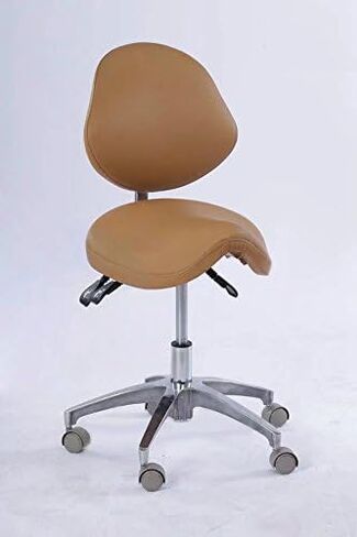 Deluex Dental Mobile Chair Saddle Doctor's Stool Micro Fiber Leather Dentist Chair New in Kuwait