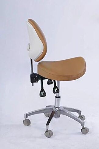 Deluex Dental Mobile Chair Saddle Doctor's Stool Micro Fiber Leather Dentist Chair New in Kuwait