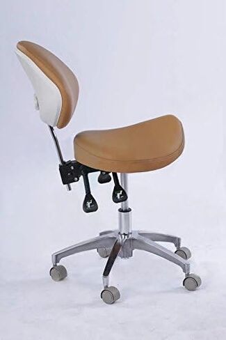 Deluex Dental Mobile Chair Saddle Doctor's Stool Micro Fiber Leather Dentist Chair New in Kuwait