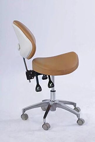 Deluex Dental Mobile Chair Saddle Doctor's Stool Micro Fiber Leather Dentist Chair New in Kuwait
