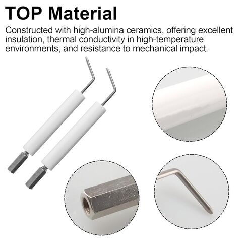QQZ Electrode Insulator Assembly 5780 for Beckett Oil Burner Electrode Kit AF, AFG, AR, SF and SR Burners with Blast Tube Up to 9" in Kuwait