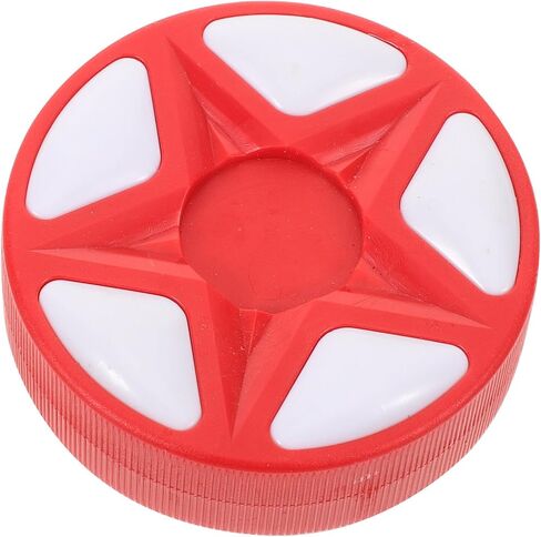 Milisten Roller Hockey Puck Red 1pcs Indoor Outdoor Soft Hockey Ball Training Game Practice Equipment for Stick Handling Skill Development in Kuwait