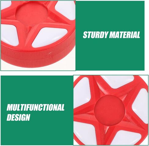 Milisten Roller Hockey Puck Red 1pcs Indoor Outdoor Soft Hockey Ball Training Game Practice Equipment for Stick Handling Skill Development in Kuwait