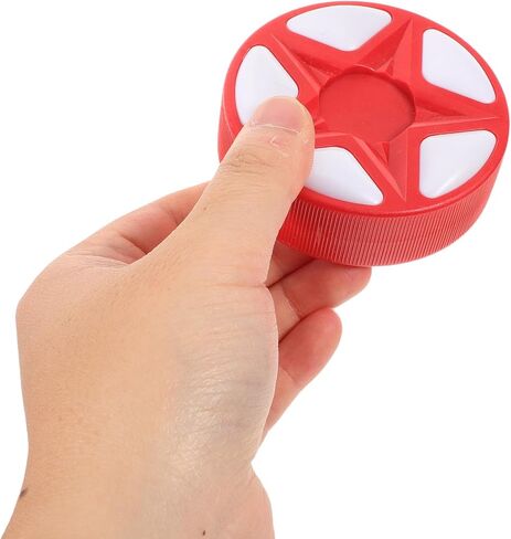 Milisten Roller Hockey Puck Red 1pcs Indoor Outdoor Soft Hockey Ball Training Game Practice Equipment for Stick Handling Skill Development in Kuwait