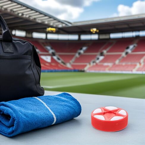 Milisten Roller Hockey Puck Red 1pcs Indoor Outdoor Soft Hockey Ball Training Game Practice Equipment for Stick Handling Skill Development in Kuwait