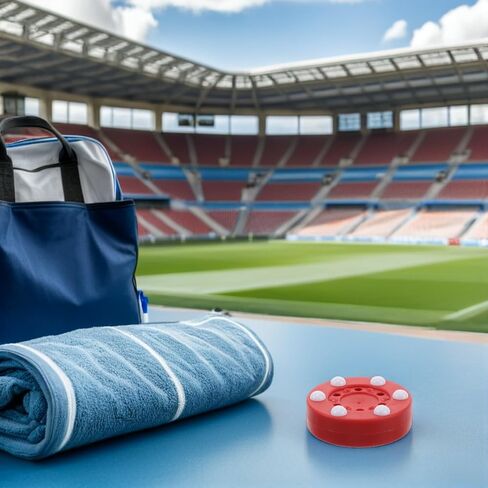 BESPORTBLE 2pcs Roller Hockey Training Pucks for Street Hockey Red Mark Inline Roller Equipment for Adults Practice in Kuwait