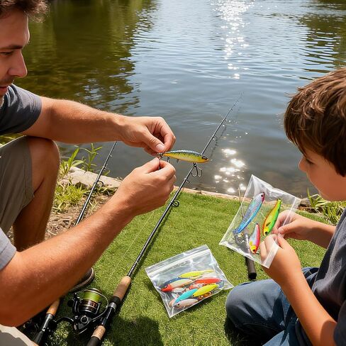 6" x 4" Zip Bags, 4 Mil Heavy Duty Bait Bags Clear Plastic Zipper Lock Sleeves, Pack of 100 in Kuwait