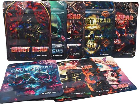 Self-Sealing Bags 4.92x3.74 Inch (12.5x9.5cm) Stand-Up Light Blocking Dustproof for Crafts & Small Collectibles (100) in Kuwait