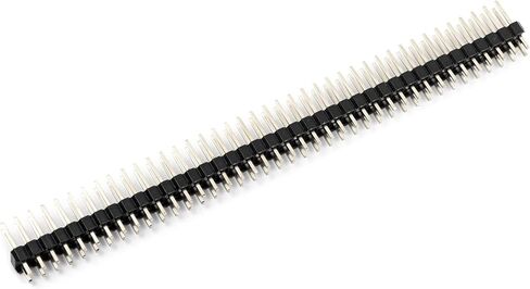 10pcs Break Away Strip Headers 2x40 80 Pin Headers Male 2.54mm Single Row Straight Needle Connector (11mm, 2x40) in Kuwait