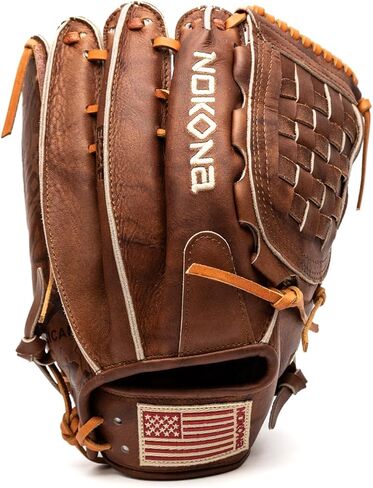 Nokona Walnut EP 13" Closed Web Outfield Baseball Glove in Kuwait