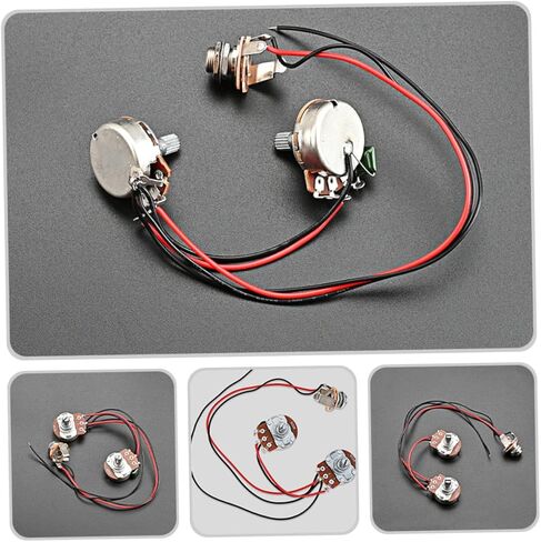 BESPORTBLE 1Set Bass Preamp Circuit Kit Durable Wiring Harness for Electric Bass Music Instrument Part Easy Install Replacement Bass Players in Saudi Arabia