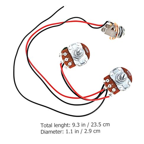 GALPADA Bass Circuit Wiring Harness GU55 Active Bass Preamp Circuit Electric Guitar Parts Compatible Models in Saudi Arabia