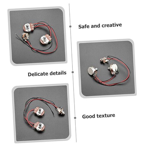 GALPADA Bass Circuit Wiring Harness GU55 Active Bass Preamp Circuit Electric Guitar Parts Compatible Models in Saudi Arabia