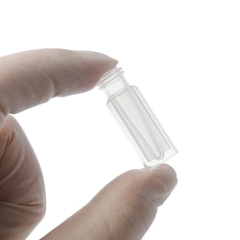 ALWSCI 9 mm Screw Top Vials with 0.3 mL Fused Inserts, Polypropylene, Pre-Slit 9-425 Screw Thread Vial Blue Caps, 9mm, Blue PTFE/White Silicone Septa in Saudi Arabia