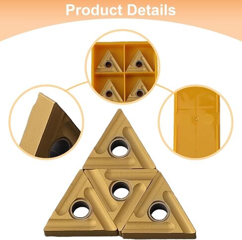 10PCS TNMG160404R-S Carbide Turning Inserts TNMG331 CNC Lathe Cutting Tools Industrial Grade Metal Machining Toolholder Blades For Metalworking Manufacturing in Saudi Arabia